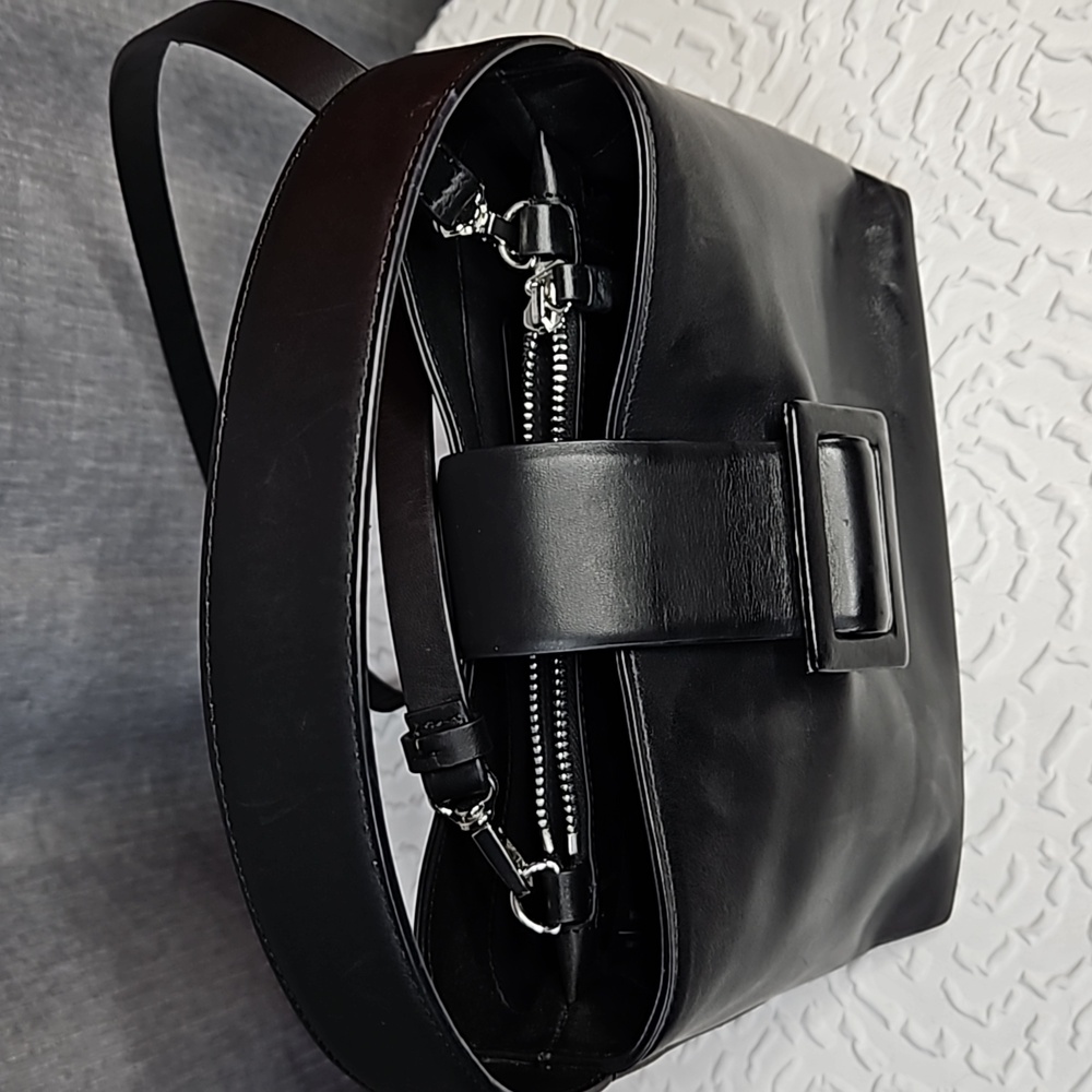 & Other Stories Black leather bag - Picture 4 of 8
